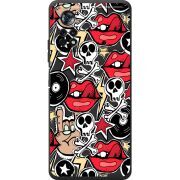 Черный чехол BoxFace Poco X4 Pro 5G Rock Graffiti