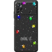 Черный чехол BoxFace Poco X4 Pro 5G Among Us Invisible