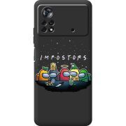 Черный чехол BoxFace Poco X4 Pro 5G Among Us Impostors