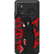 Черный чехол BoxFace Poco X4 Pro 5G Учиха Итачи