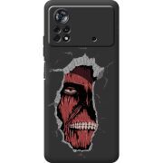 Черный чехол BoxFace Poco X4 Pro 5G Нападение на Титана