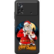 Черный чехол BoxFace Poco X4 Pro 5G Cool Santa