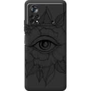 Черный чехол BoxFace Poco X4 Pro 5G Eye