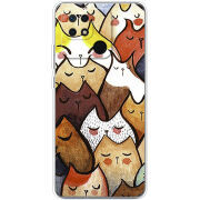 Чехол BoxFace Xiaomi Redmi 10C Sleepy Cats