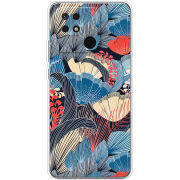 Чехол BoxFace Xiaomi Redmi 10C Blue Herb