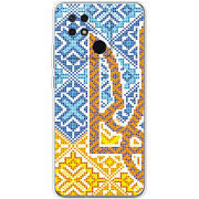 Чехол BoxFace Xiaomi Redmi 10C Тризуб Вишивка