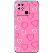 Чехол BoxFace Xiaomi Redmi 10C Sugar Hearts