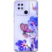 Чехол BoxFace Xiaomi Redmi 10C Orchids and Butterflies