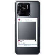 Прозрачный чехол BoxFace Xiaomi Redmi 10C Insta