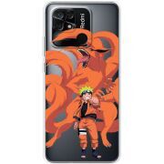 Прозрачный чехол BoxFace Xiaomi Redmi 10C Naruto and Kurama