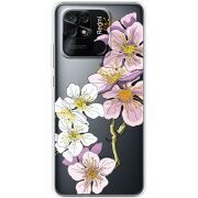 Прозрачный чехол BoxFace Xiaomi Redmi 10C Cherry Blossom