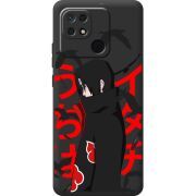 Черный чехол BoxFace Xiaomi Redmi 10C Учиха Итачи