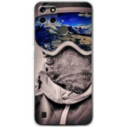 Чехол BoxFace Realme C21Y snowboarder