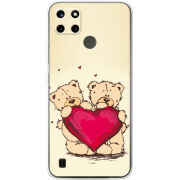 Чехол BoxFace Realme C21Y Teddy Bear Love