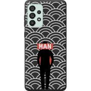 Черный чехол BoxFace Samsung Galaxy A33 5G (A336) Man Pattern