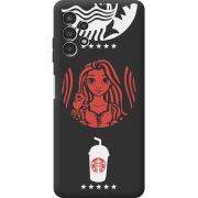 Черный чехол BoxFace Samsung Galaxy A13 4G (A135) RedWhite Coffee