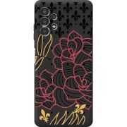 Черный чехол BoxFace Samsung Galaxy A13 4G (A135) FranceFlowers