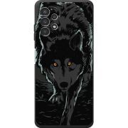 Черный чехол BoxFace Samsung Galaxy A13 4G (A135) Wolf