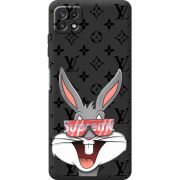 Черный чехол BoxFace Samsung Galaxy A22 5G (A226) looney bunny