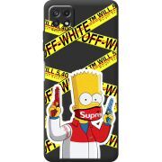 Черный чехол BoxFace Samsung Galaxy A22 5G (A226) White Bart