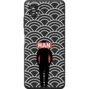 Черный чехол BoxFace Samsung Galaxy A22 5G (A226) Man Pattern