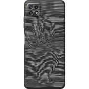 Черный чехол BoxFace Samsung Galaxy A22 5G (A226) Optical Hand