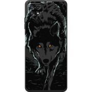 Черный чехол BoxFace Samsung Galaxy A22 5G (A226) Wolf