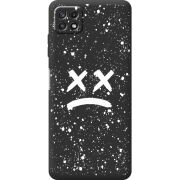 Черный чехол BoxFace Samsung Galaxy A22 5G (A226) Sad Way