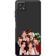 Черный чехол BoxFace Samsung Galaxy A22 5G (A226) BTS