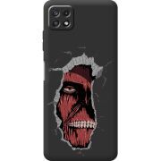Черный чехол BoxFace Samsung Galaxy A22 5G (A226) Нападение на Титана