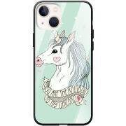 Защитный чехол BoxFace Glossy Panel Apple iPhone 13 My Unicorn