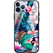 Защитный чехол BoxFace Glossy Panel Apple iPhone 13 Pro Max Exotic Flowers