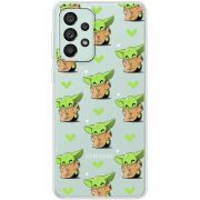 Прозрачный чехол BoxFace Samsung Galaxy A73 (A736) Pattern Baby Yoda