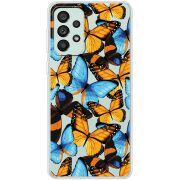 Прозрачный чехол BoxFace Samsung Galaxy A73 (A736) Butterfly Morpho