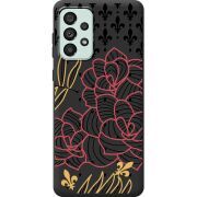 Черный чехол BoxFace Samsung Galaxy A73 5G (A736) FranceFlowers