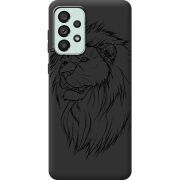 Черный чехол BoxFace Samsung Galaxy A73 5G (A736) Lion