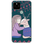 Чехол Uprint Google Pixel 5 Girl and deer