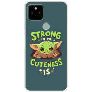 Чехол Uprint Google Pixel 5 Strong in me Cuteness is