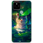 Чехол Uprint Google Pixel 5 White Tiger Cub