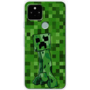 Чехол Uprint Google Pixel 5 Minecraft Creeper