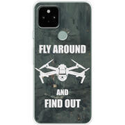 Чехол Uprint Google Pixel 5 Дрон Fly Around