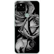 Чехол Uprint Google Pixel 5 Black and White Roses