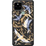 Черный чехол BoxFace Google Pixel 5 Ластівки