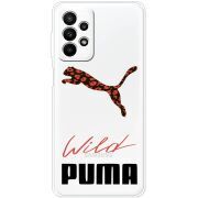 Прозрачный чехол BoxFace Samsung Galaxy A23 (A235) Wild Cat
