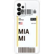 Прозрачный чехол BoxFace Samsung Galaxy A23 (A235) Ticket Miami
