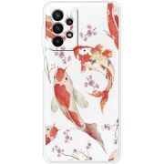 Прозрачный чехол BoxFace Samsung Galaxy A23 (A235) Japanese Koi Fish