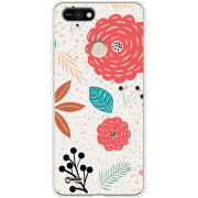 Чехол BoxFace Tecno POP 2F Line Flowers