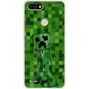 Чехол BoxFace Tecno POP 2F Minecraft Creeper