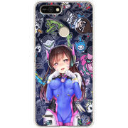 Чехол BoxFace Tecno POP 2F Overwatch D.VA