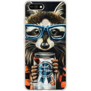 Чехол BoxFace Tecno POP 2F Енот с банкой